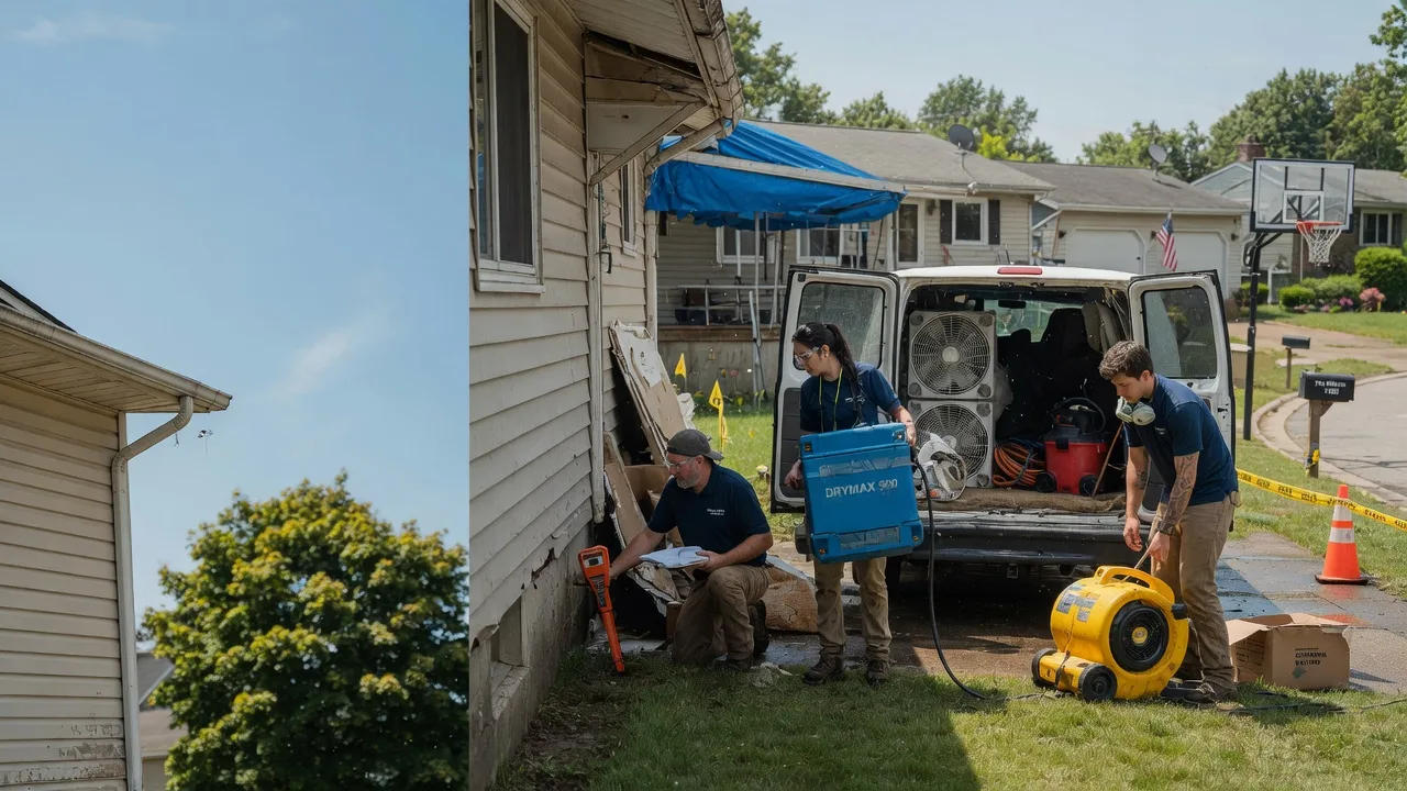 Ceiling Leak Cleanup in Marietta, NY near me
