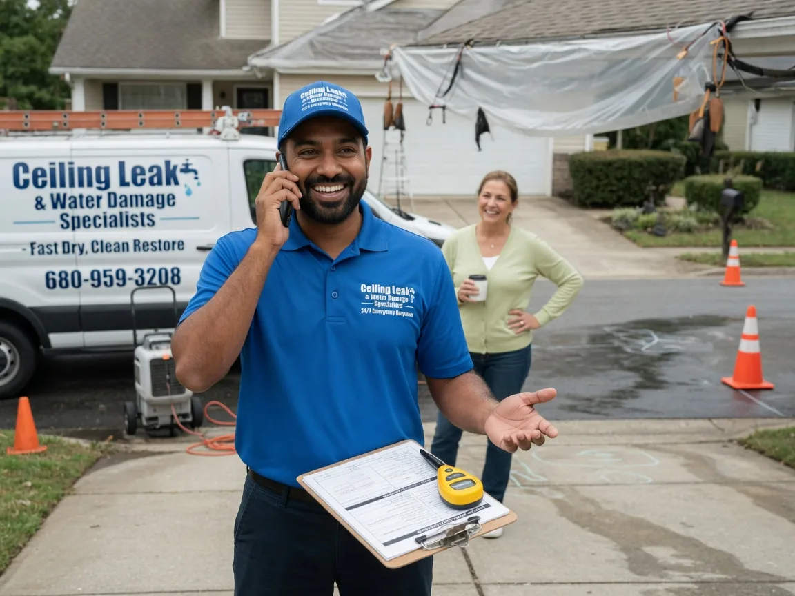 Ceiling Leak Cleanup Marietta, NY FAQs
